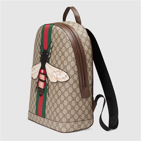 black gucci backpack with bee|gucci bag with bee clasp.